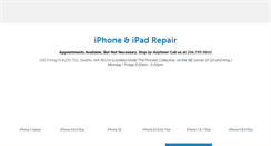 Desktop Screenshot of irepairseattle.com