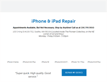 Tablet Screenshot of irepairseattle.com
